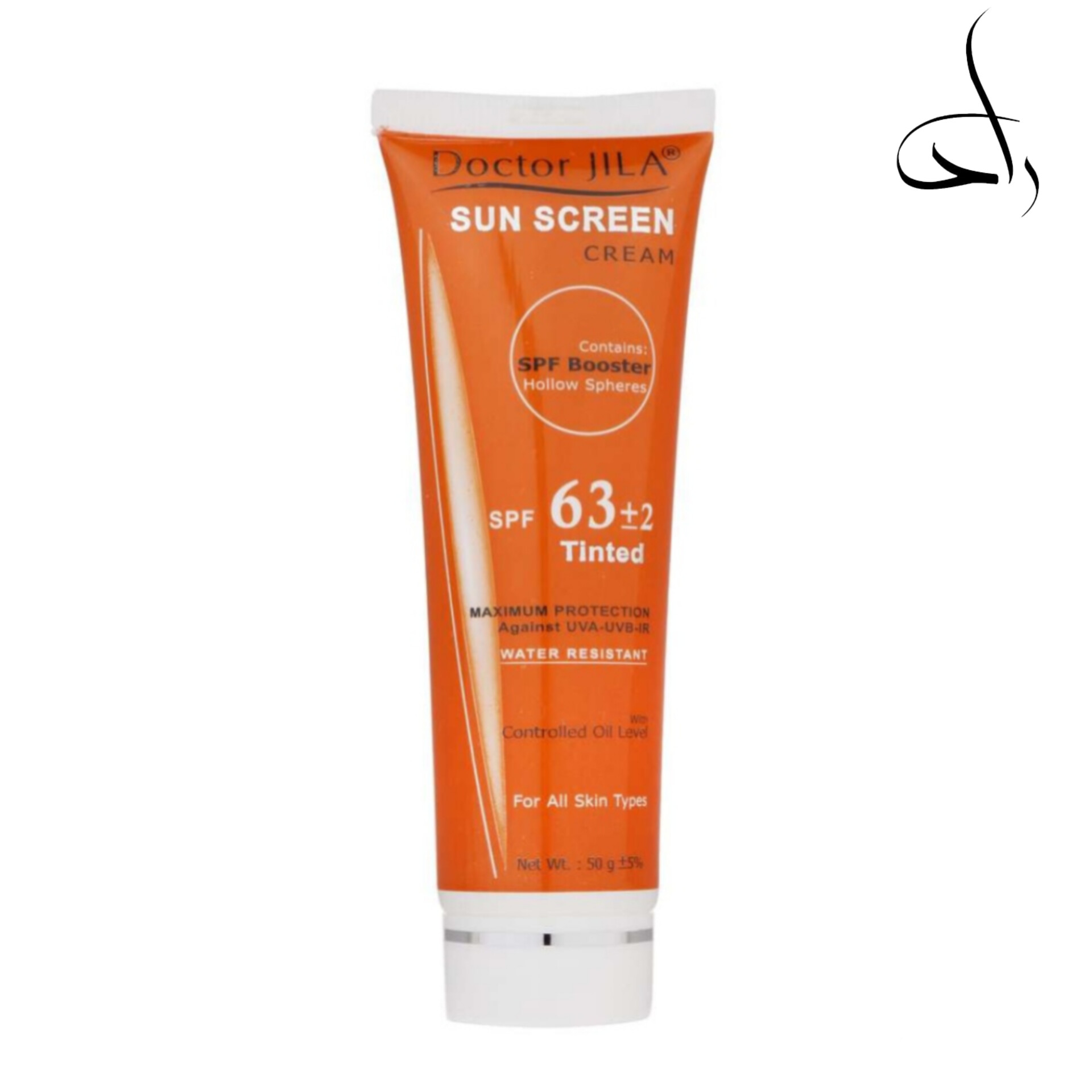 کرم ضد آفتاب رنگی دکتر ژیلا SPF63 انواع پوست